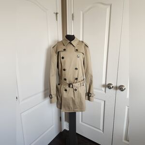 Men's Short Banana Republic Winter Trench Coat Size Small